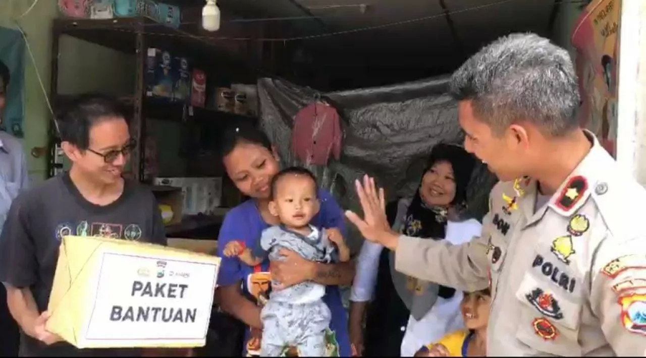 Polresta Malang Kota Distribusikan Bantuan Untuk Balita, Dukung Pemerintah Cegah Stunting