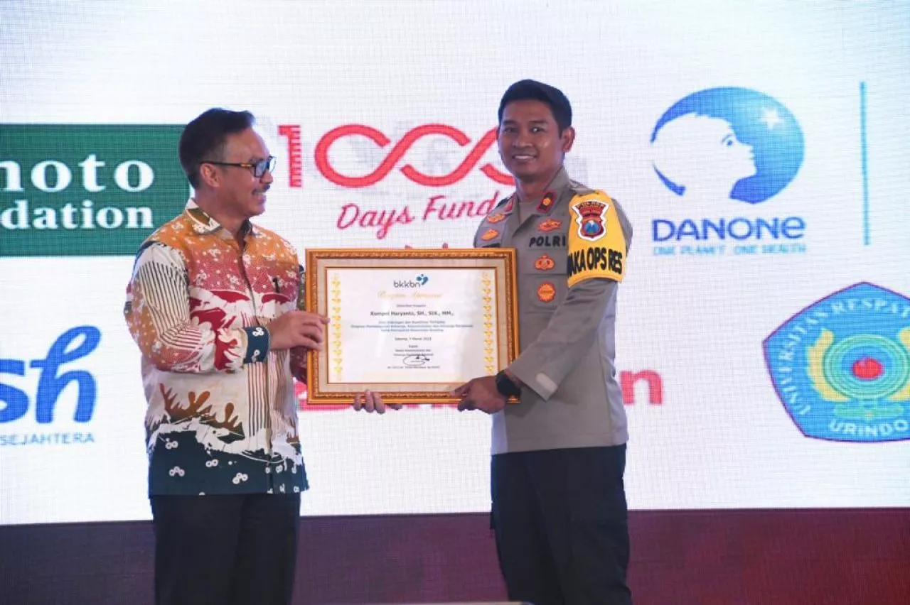 Penghargaan Bangga Kencana Dan Percepatan Penurunan Stunting Nasional 2023 Untuk Polres Ngawi