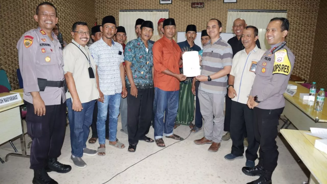 Konflik Lahan PT Garam Dengan Masyarakat Berakhir Secara Restoratif Justice