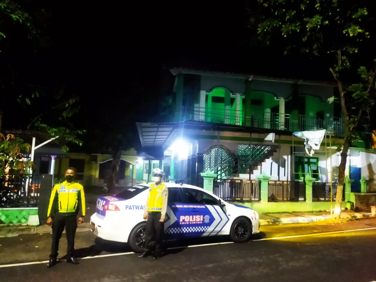 Satlantas Polres Nganjuk Gelar Razia Balap Liar dan Knalpot Brong, 7 Motor diamankan