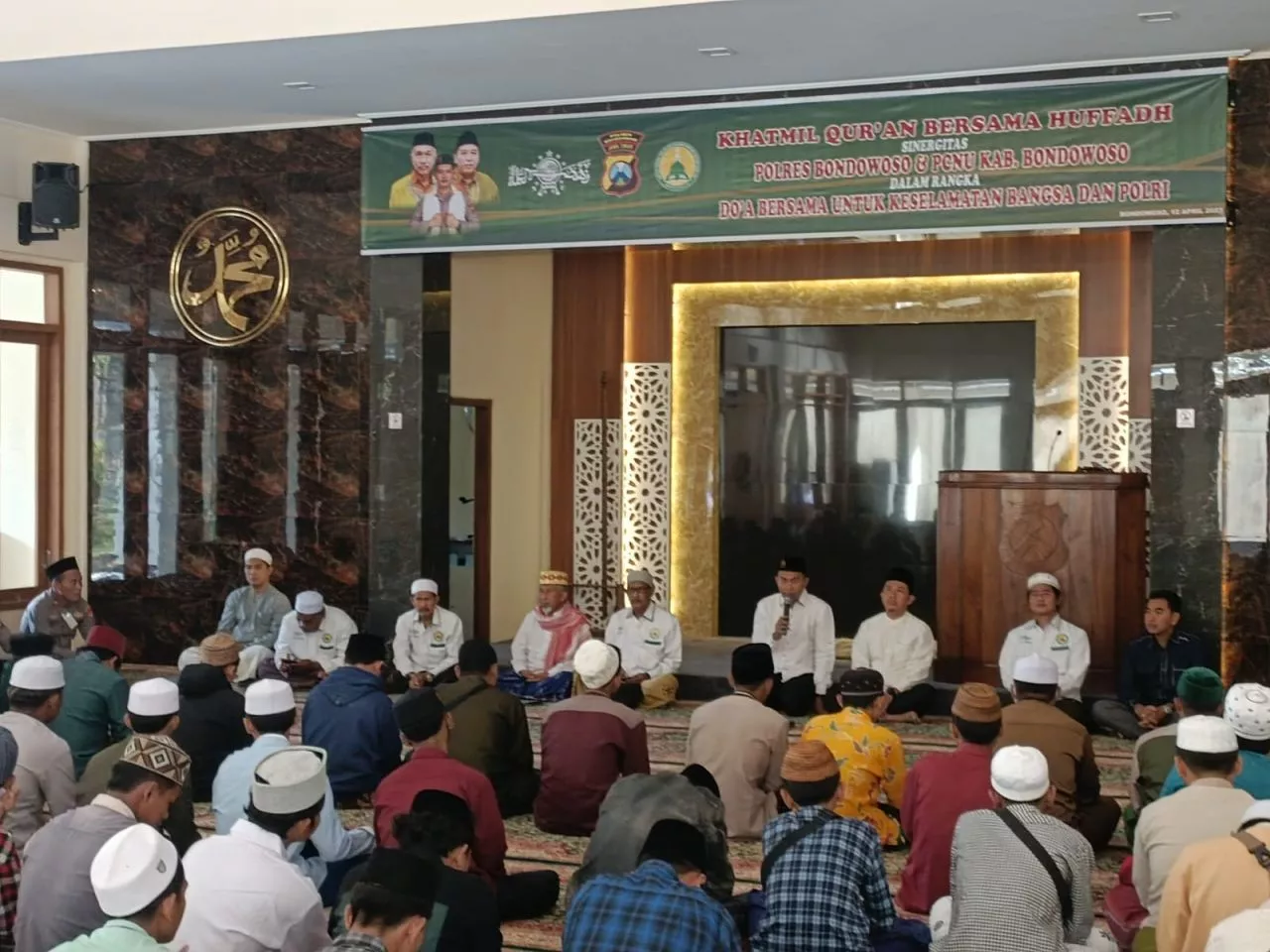 250 Huffadz Ikuti Khotmil Quran Yang Digelar PCNU Dan Polres Bondowoso