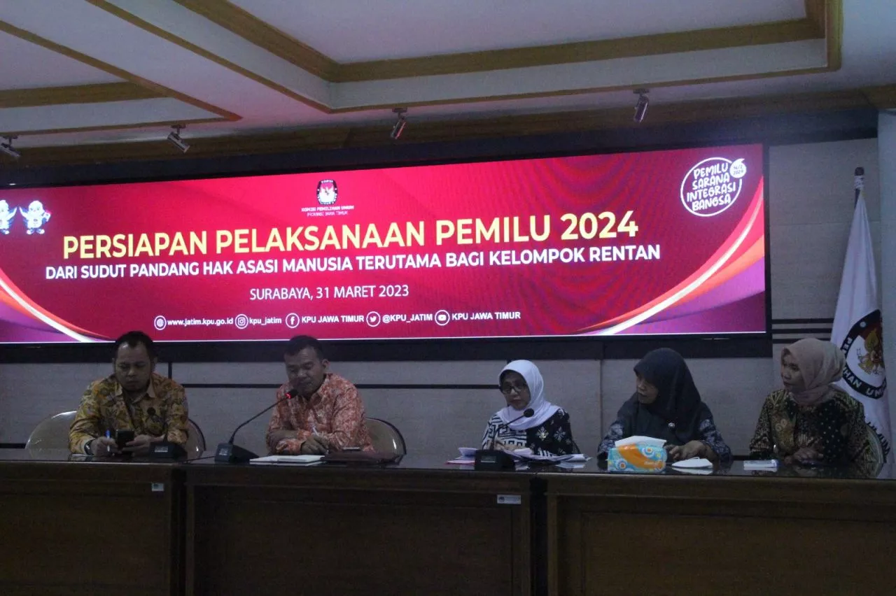 Komnas HAM: KPU Jatim Telah Terapkan Langkah Antisipatif Penuhi Hak Pilih Kelompok Rentan