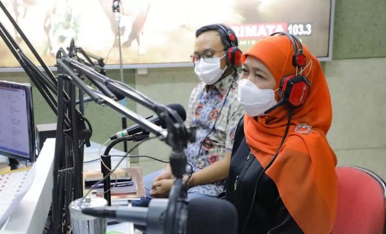Harsiarnas ke-90, Gubernur Khofifah Ajak Insan Penyiaran Berikan Informasi Berkualitas