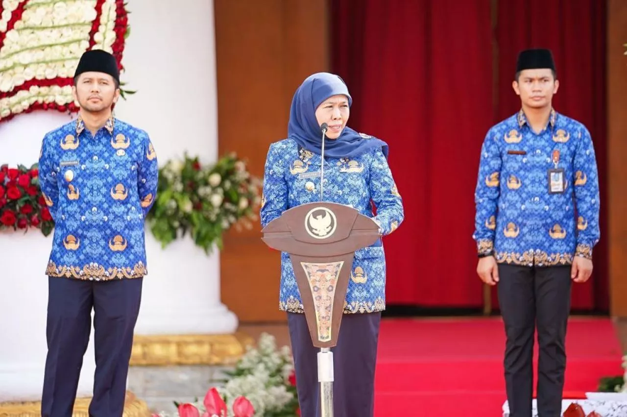 1.450 PNS Pemprov Jatim Diambil Sumpah Jabatan