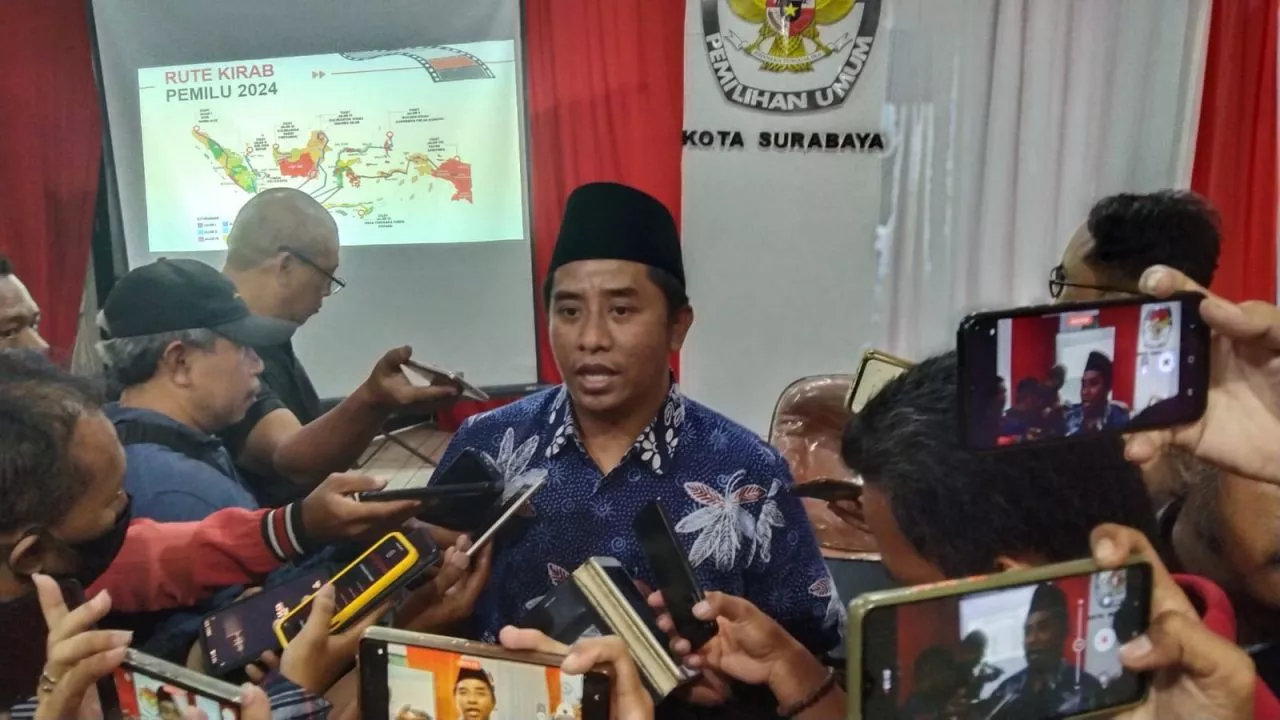 KPU Kota Surabaya Siap Sambut Kedatangan Kirab Bendera Parpol Peserta Pemilu 2024