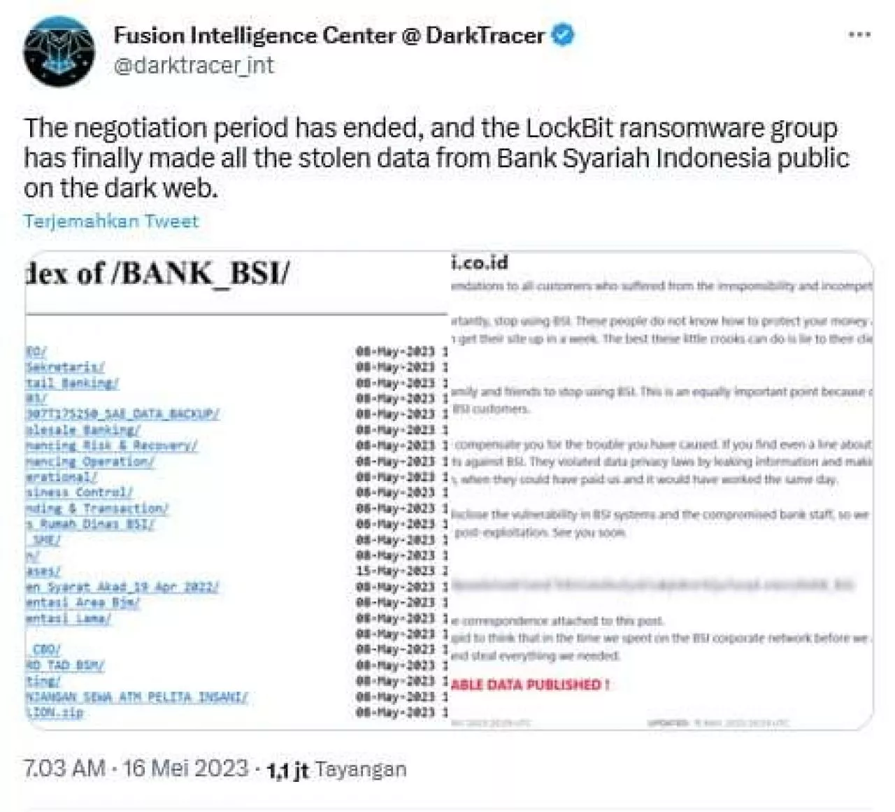 BSI: Data Dan Dana Aman, Nasabah dapat Bertransaksi secara Aman