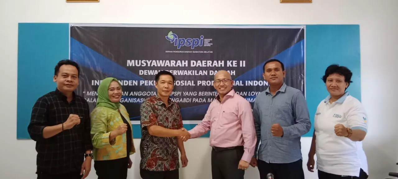 Terpilih Sebagai Ketua DPD IPSPI Sumsel, Wahidin Ajak Gabung Sarjana Ilmu Kesejahteraan Sosial