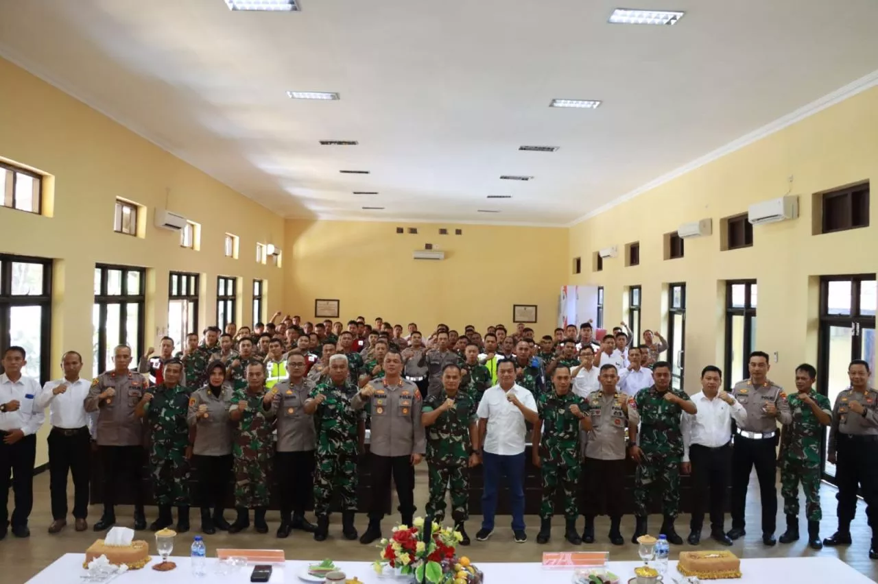 TNI-Polri di Pacitan Gelar Silaturahmi Jaga Sinergitas dan Soliditas