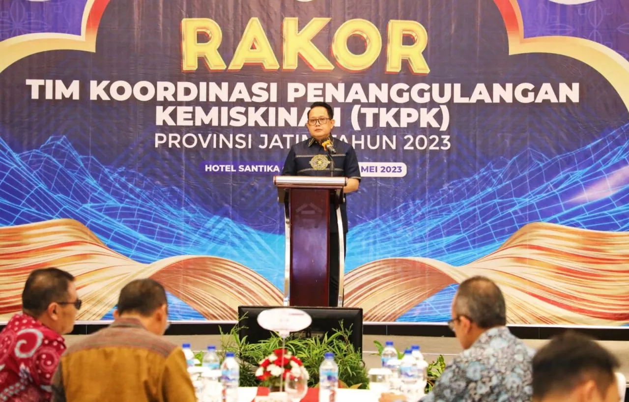 Sekda Adhy Optimis Kemiskinan di Jatim Turun Signifikan Pada Tahun 2024