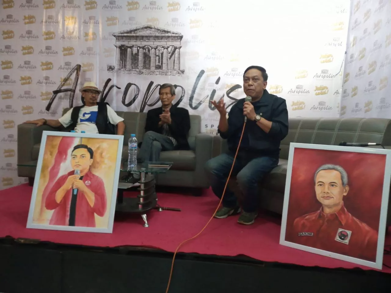 Peresmian Posko OMG Jatim, Bappilu PDIP Surabaya: Menangkan Ganjar Harus Turun ke Masyarakat