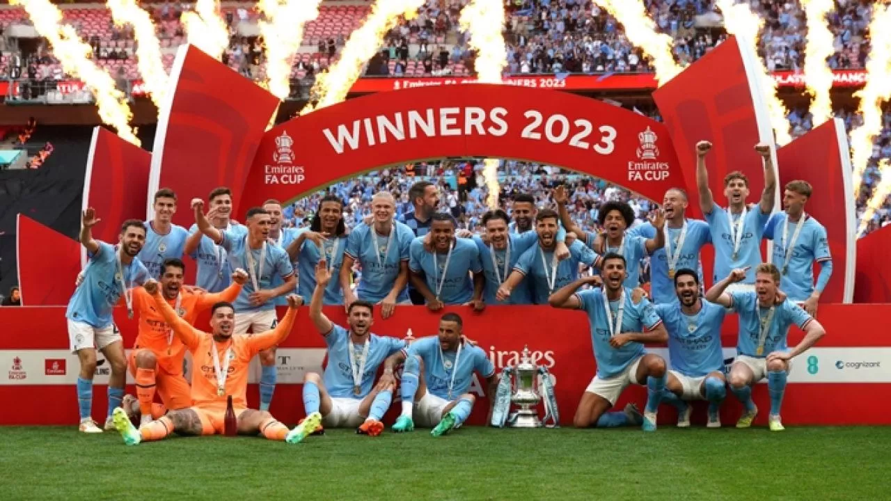 1 Trophy Lagi, Manchester City Akan Sejajar Dengan Rekor Treble Winner Milik Manchester United