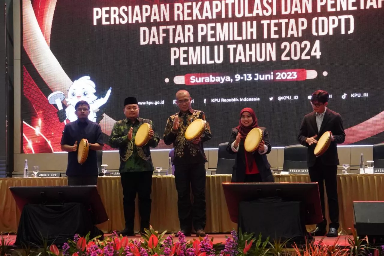 Persiapkan Rekapitulasi dan Penetapan DPT Pemilu 2024, Seribu Lebih Penyelenggara Pemilu Berkumpul di Jawa Timur