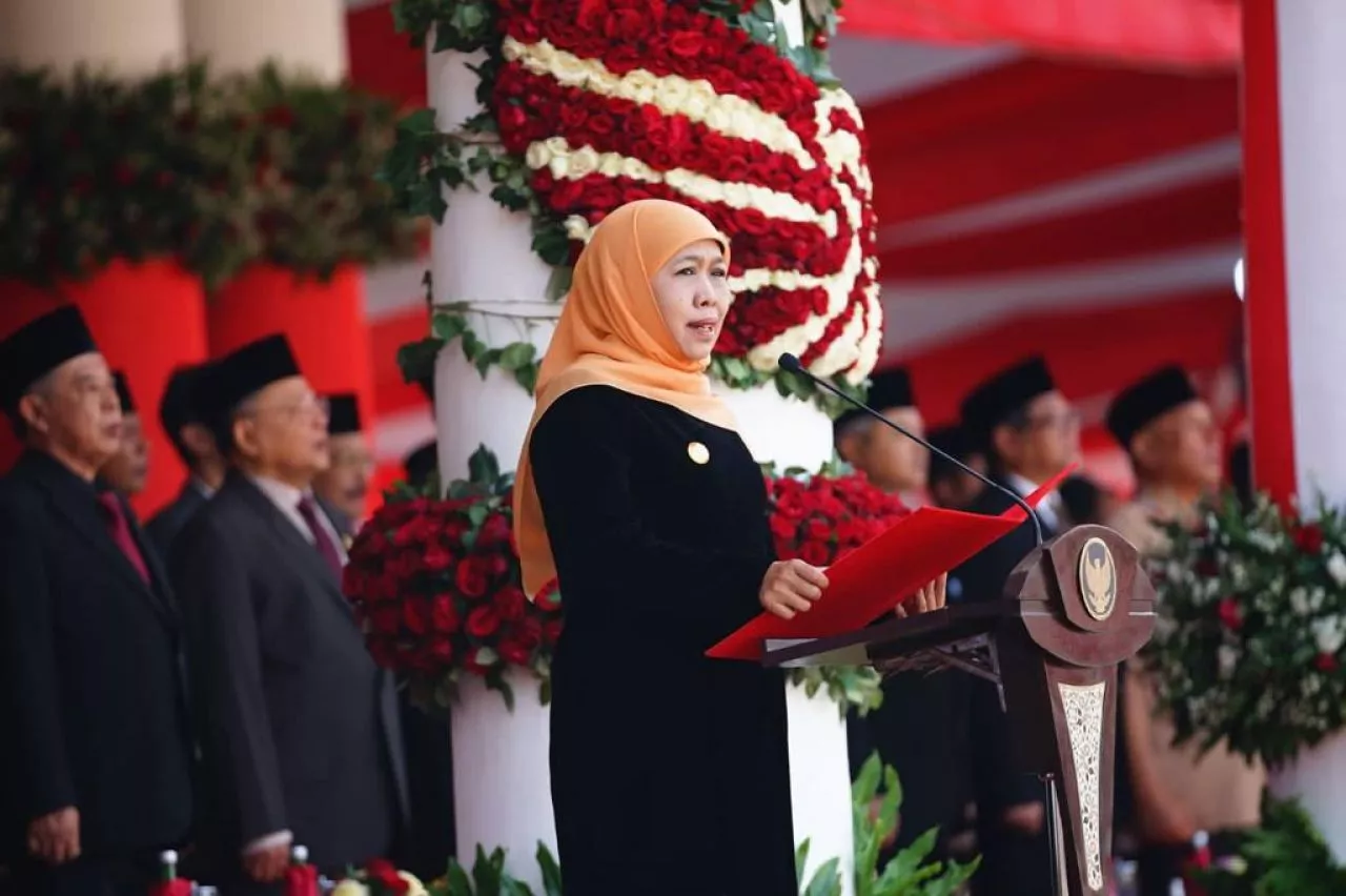 Gubernur Khofifah Ingatkan Pancasila Adalah Perekat Kebhinekaan