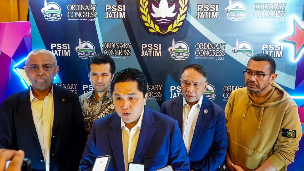 Erick Tohir : PSSI Harus Membangun Tradisi Agar Pecinta Sepakbola Indonesia Percaya