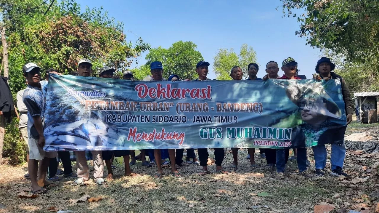 Petambak Urban Sidoarjo Deklarasi Gus Muhaimin Presiden 2024