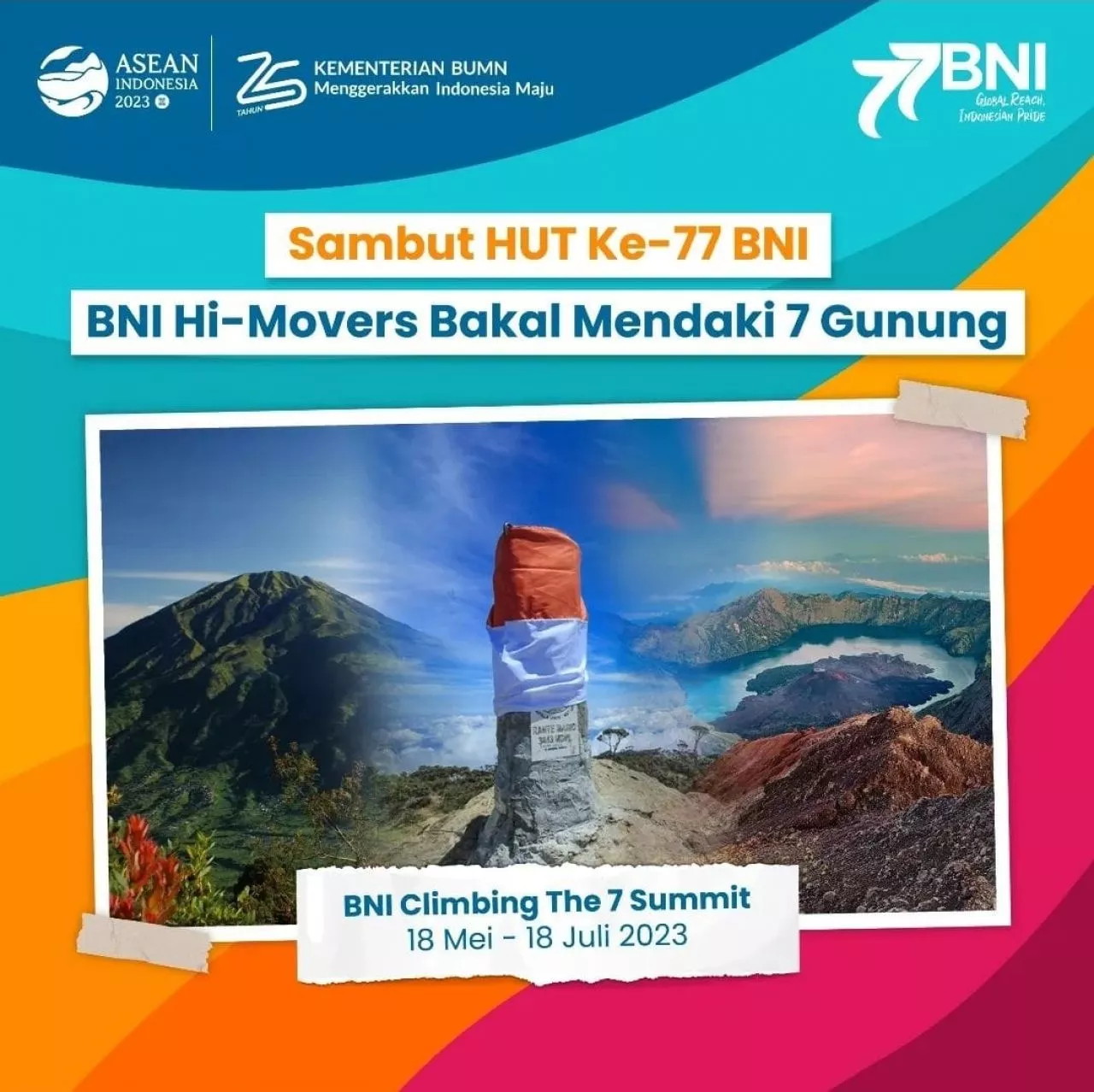 BNI Gelar Giat Golf Hingga Mendaki 7 Gunung
