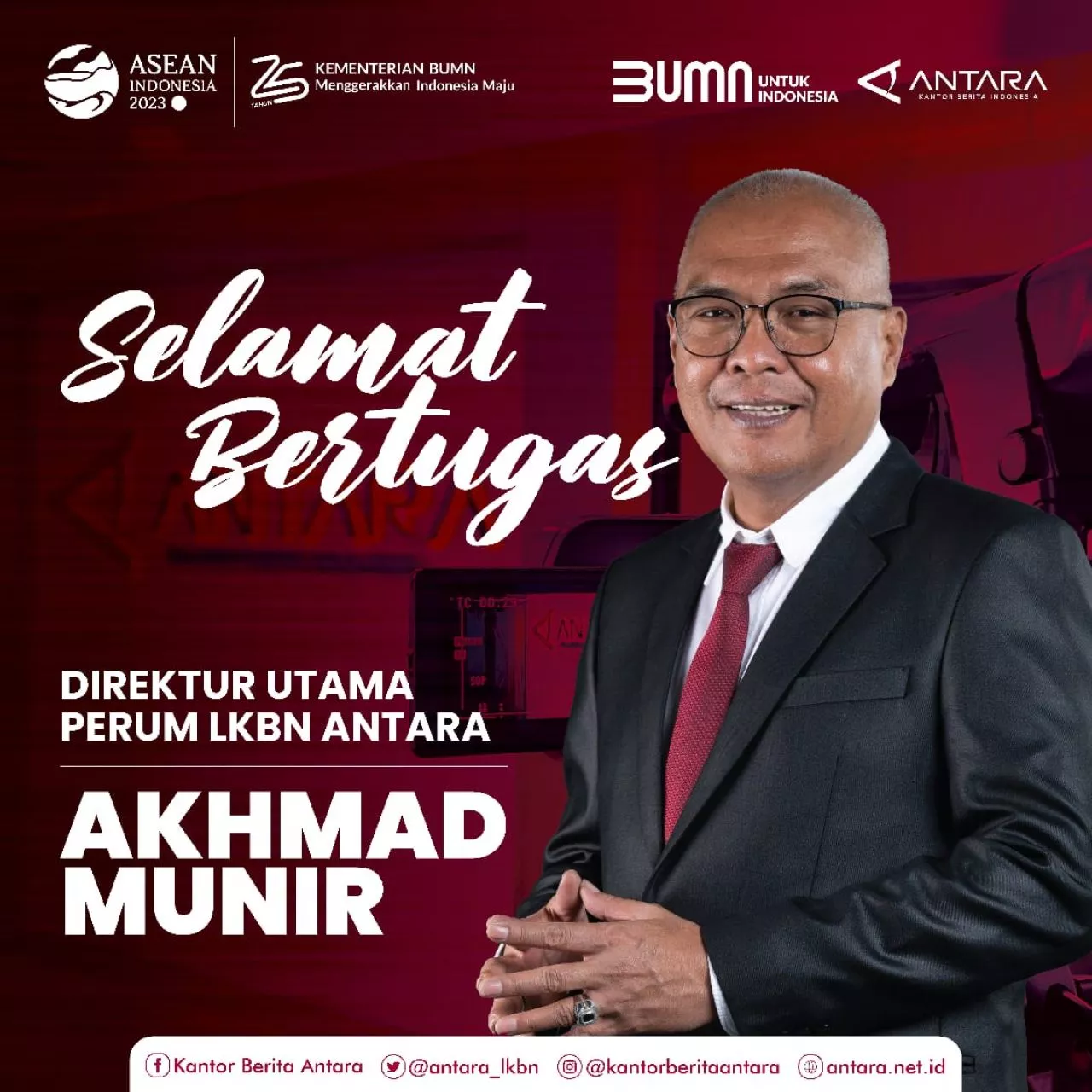 Akhmad Munir Ditetapkan Sebagai Dirut Perum LKBN ANTARA Periode 2023-2028