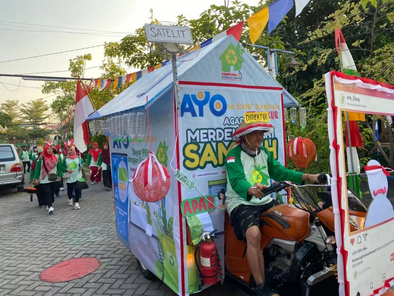 HUT RI Ke 78, Kampung Edukasi Sampah Kampanyekan Peduli Bumi dan Lingkungan