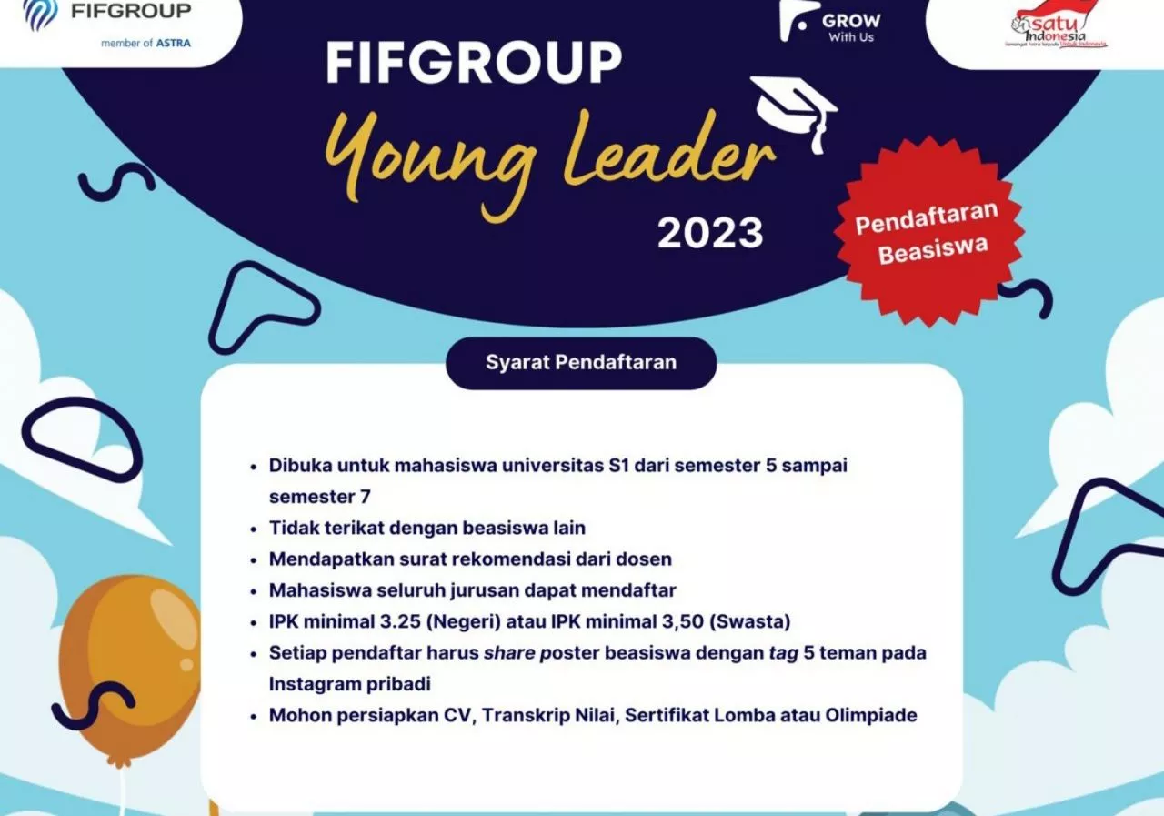 FIFGROUP Hadirkan Beasiswa bagi Mahasiswa se-Indonesia