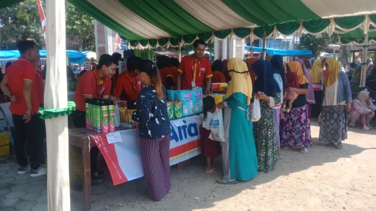 Suport Pemrov Jateng, Alfamart Gelar  Bazar Murah di Grobogan