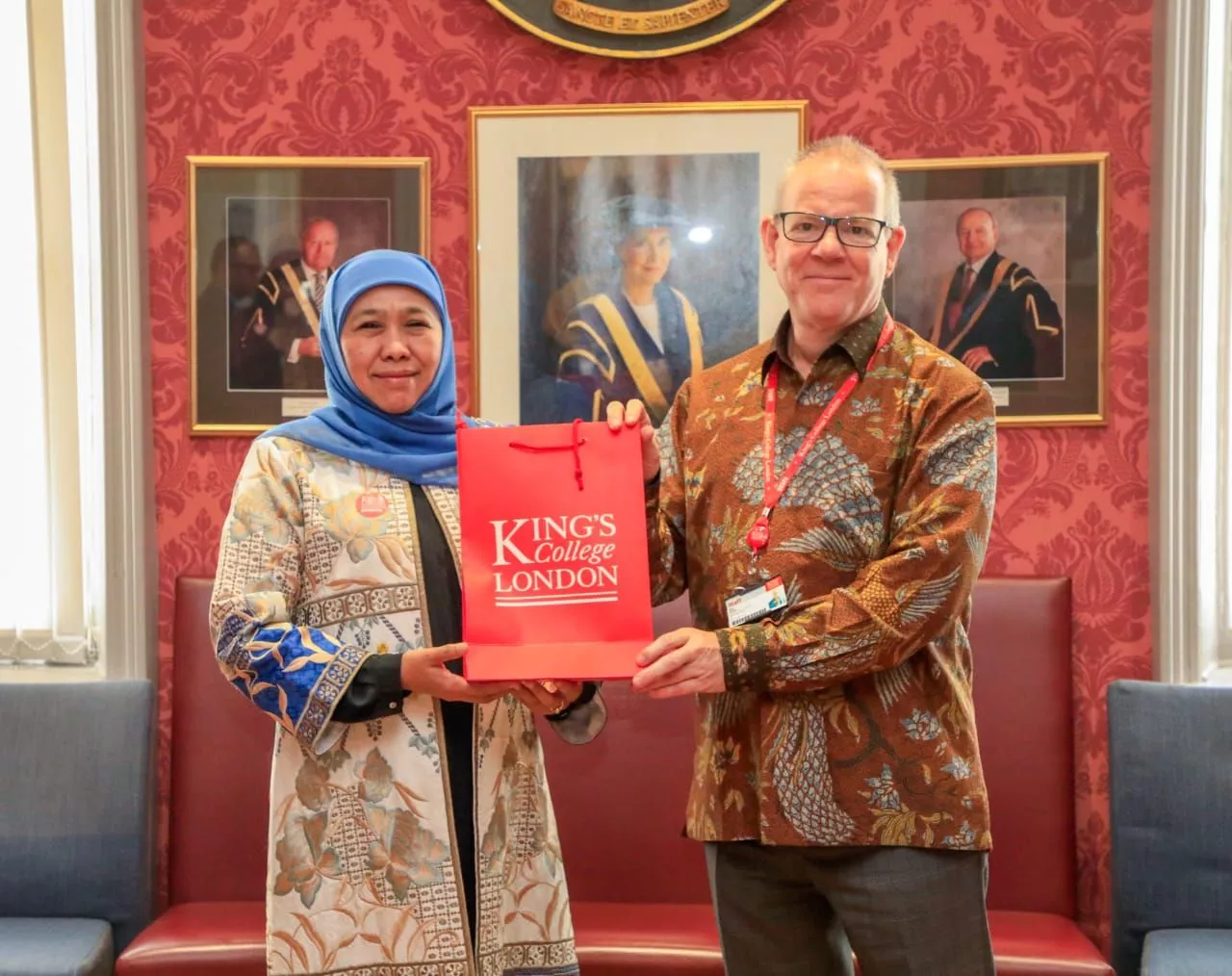 Kunjungi King's College London, Gubernur Khofifah Bahas Rencana Kerjasama Pendidikan