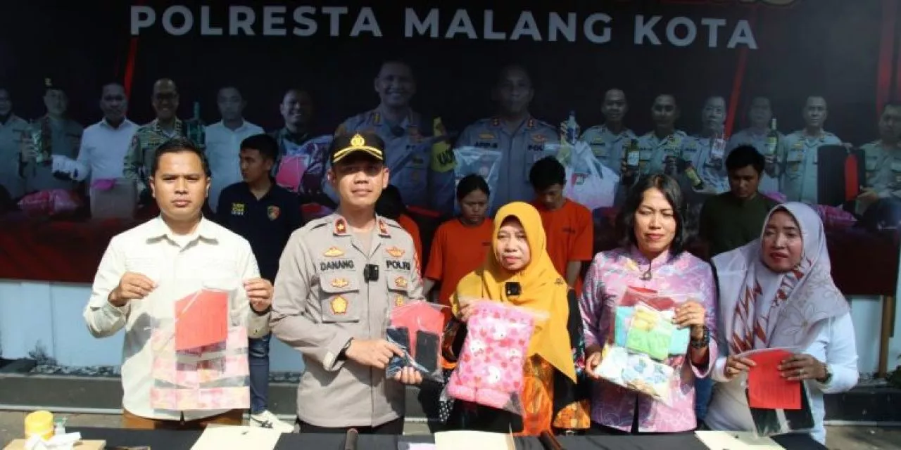 Polresta Malang Ungkap Sindikat Penjualan Bayi Di Medsos