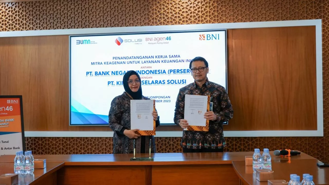 Perluas Agen46, BNI Gandeng  Kinarya Selaras Solusi