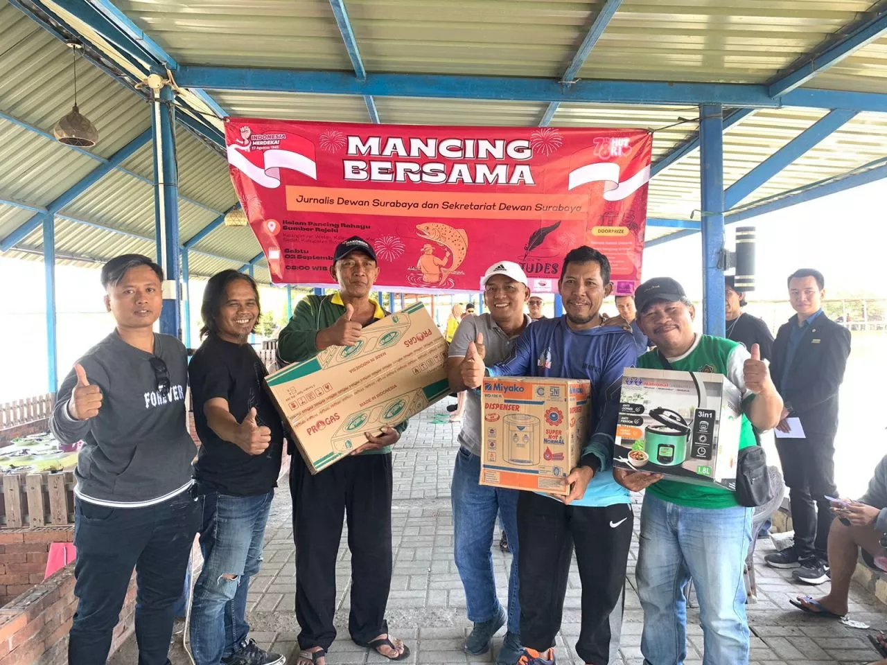 Bangun Silaturahmi, Pokja Judes Gelar Mancing Bersama
