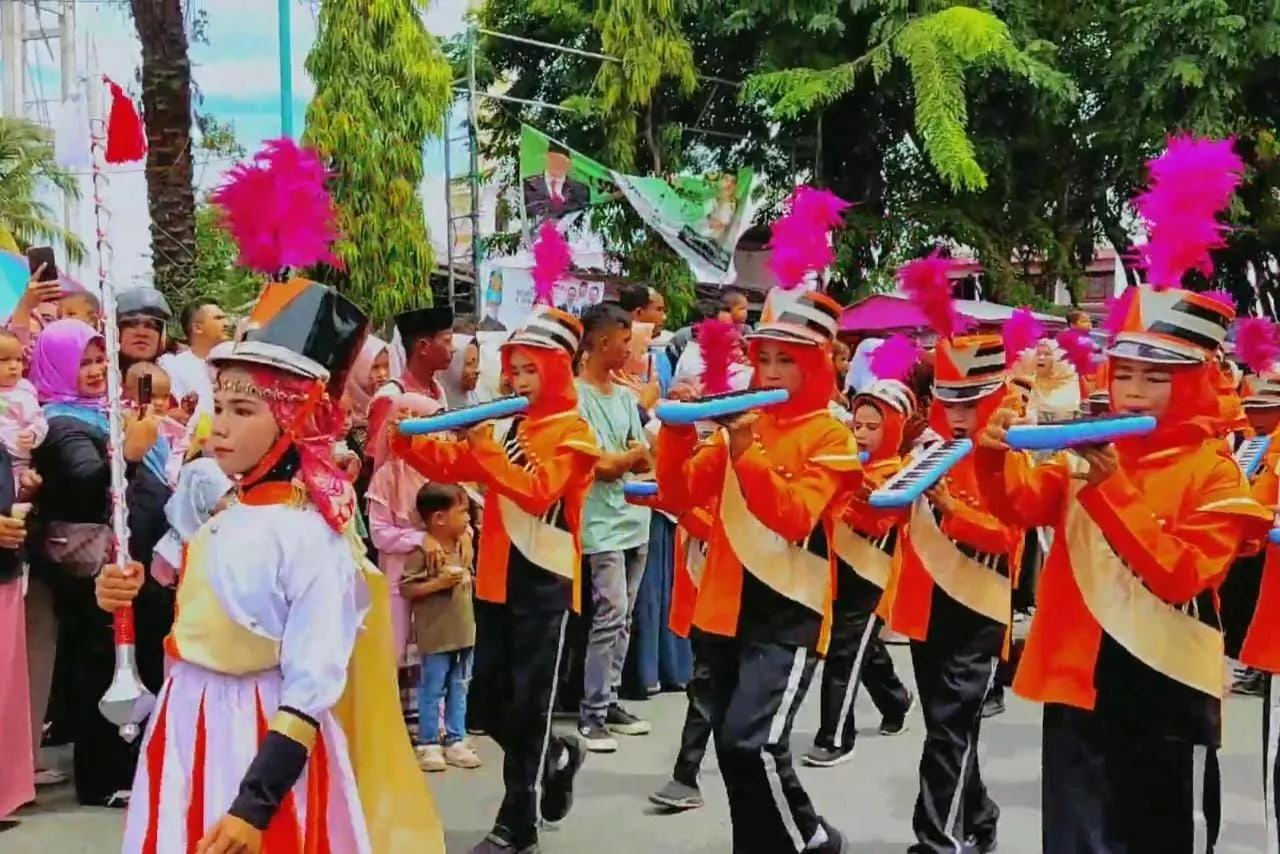 Begini Meriahnya Perayaan Pawai Budaya Di Pidie
