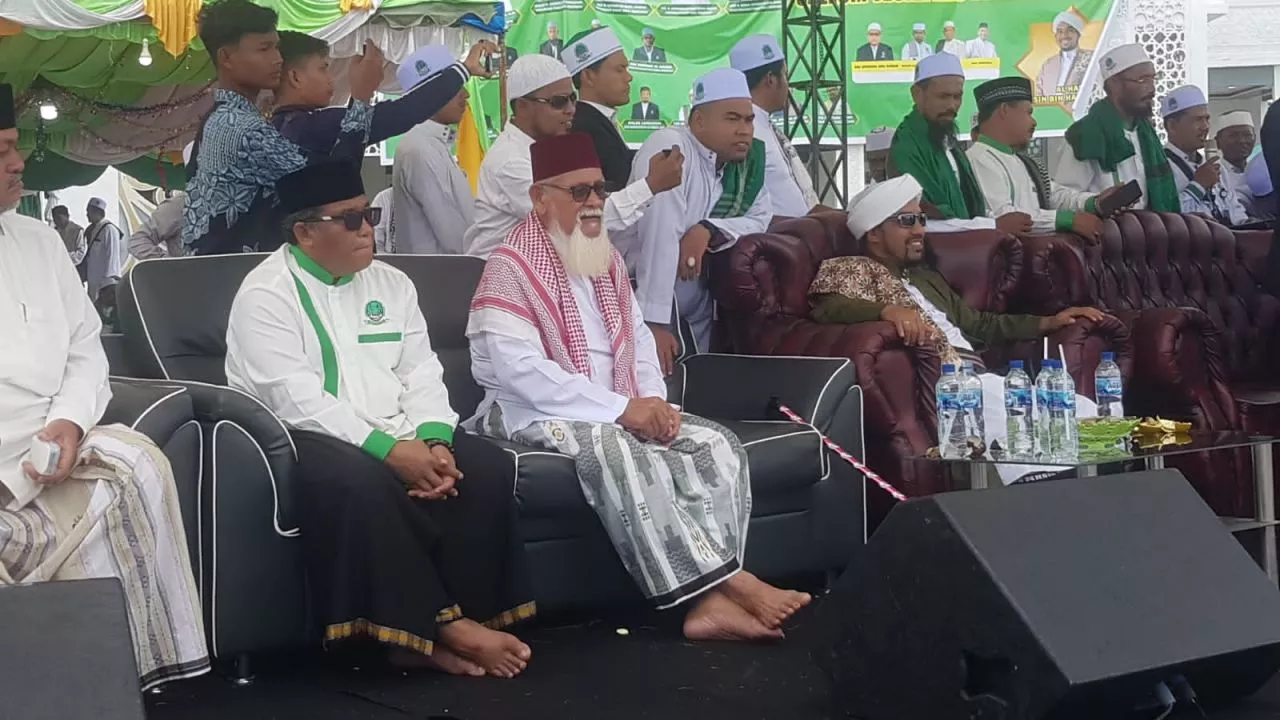 Seratus Ribu Orang Memadati PCC Sigli, Hadiri Haul Sirul Mubtadin Aceh Ke-15