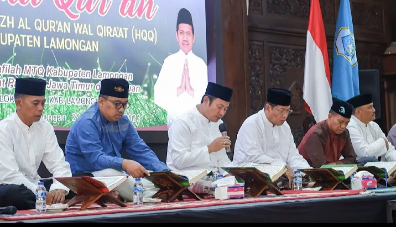 Khatmil Qur'an, Iringi Keberangkatan Kafilah MTQ Lamongan Menuju Gelanggang MTQ Tingkat Provinsi