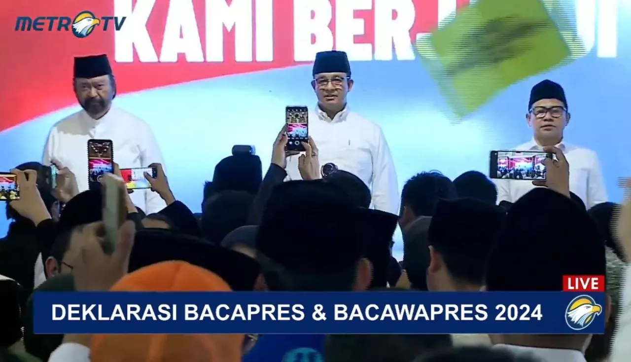 Deklarasi Anies-Muhaimin di Hotel Majapahit, Cak Imin Sebut Peristiwa Bersejarah