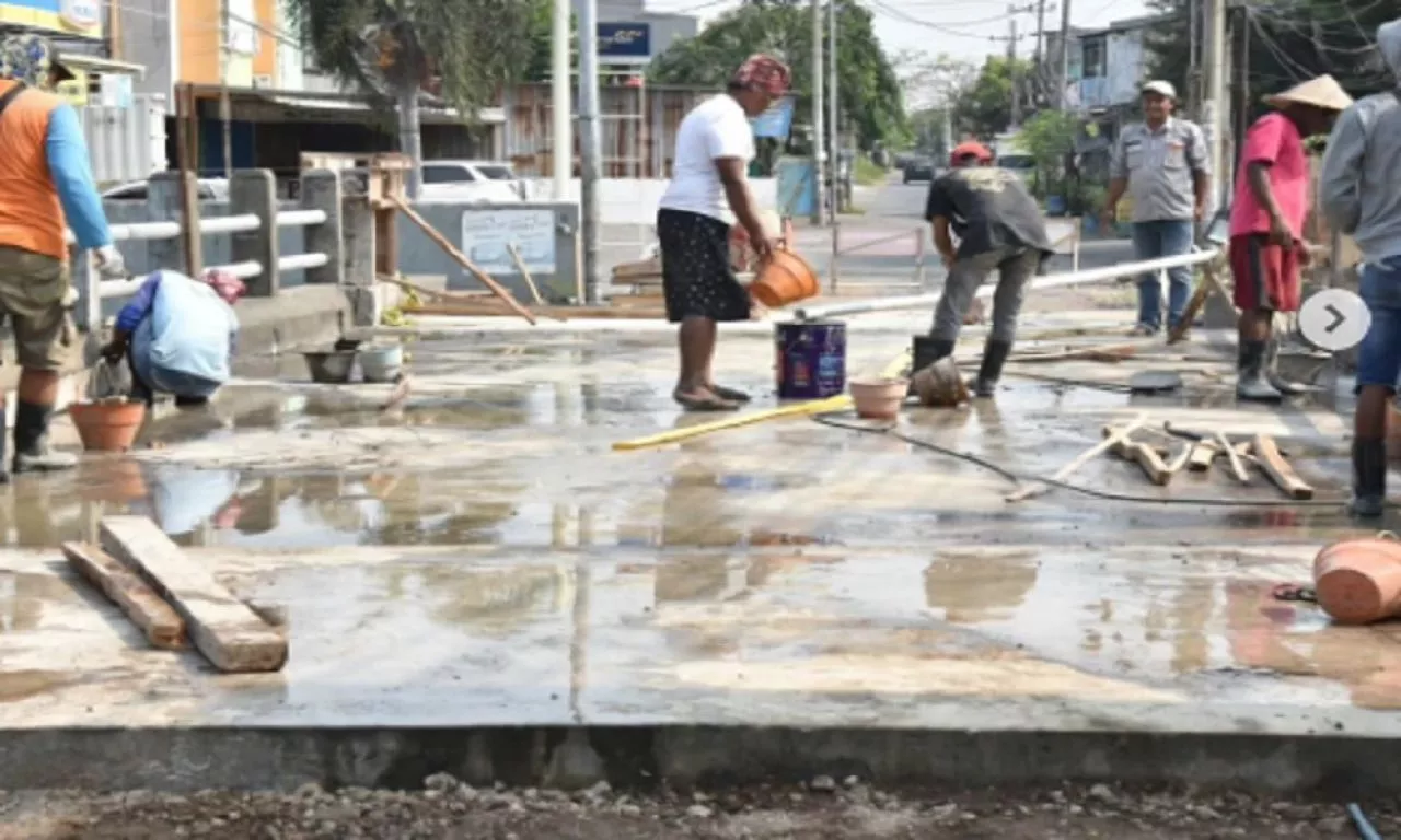 Proyek Jembatan Semampir Tambak Sawah Ditargetkan Selesai Awal Desember