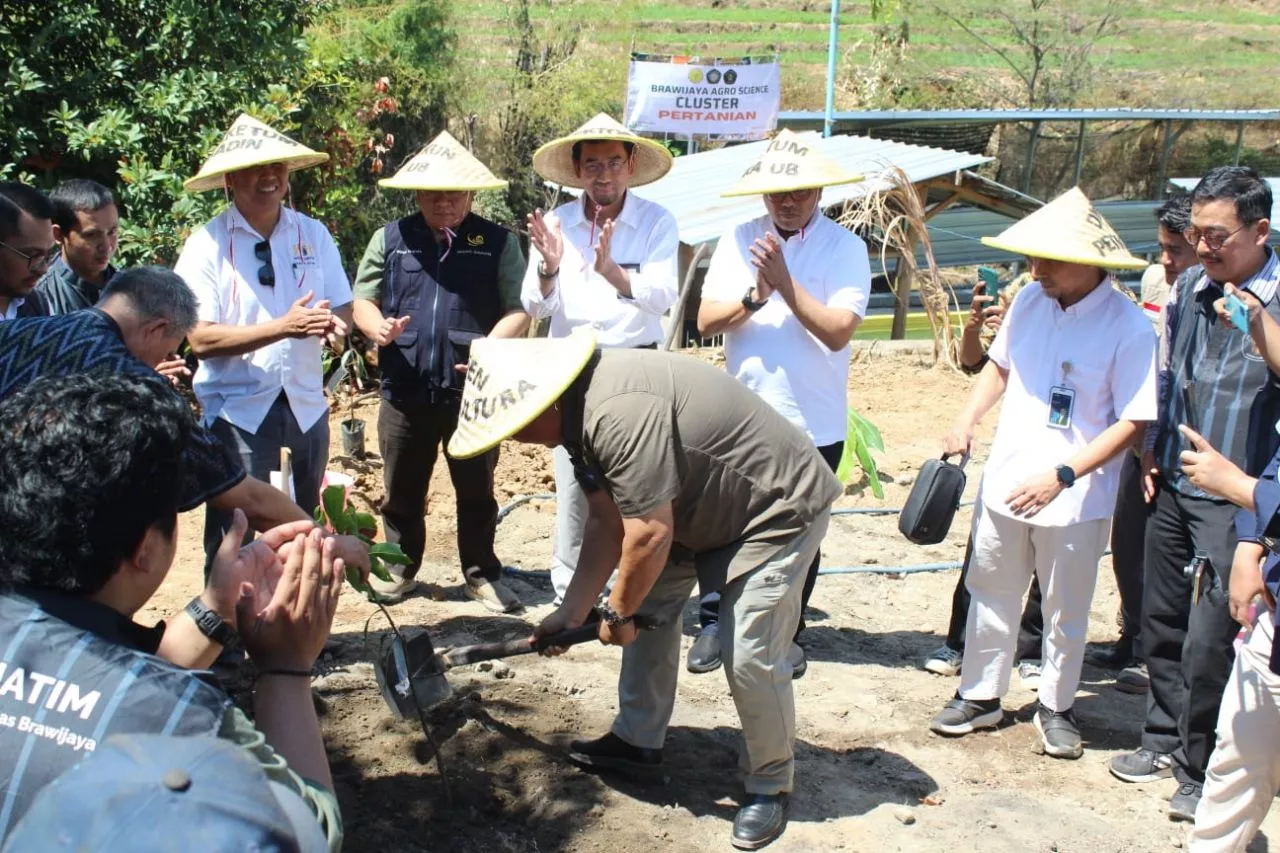IKA-UB Bagikan 3000 Bibit Buah Lokal Untuk Petani Kampung Hortikultura Kediri Raya