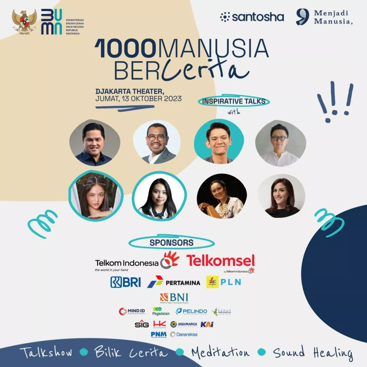 1.000 Manusia Berceritera Dukungan BNI