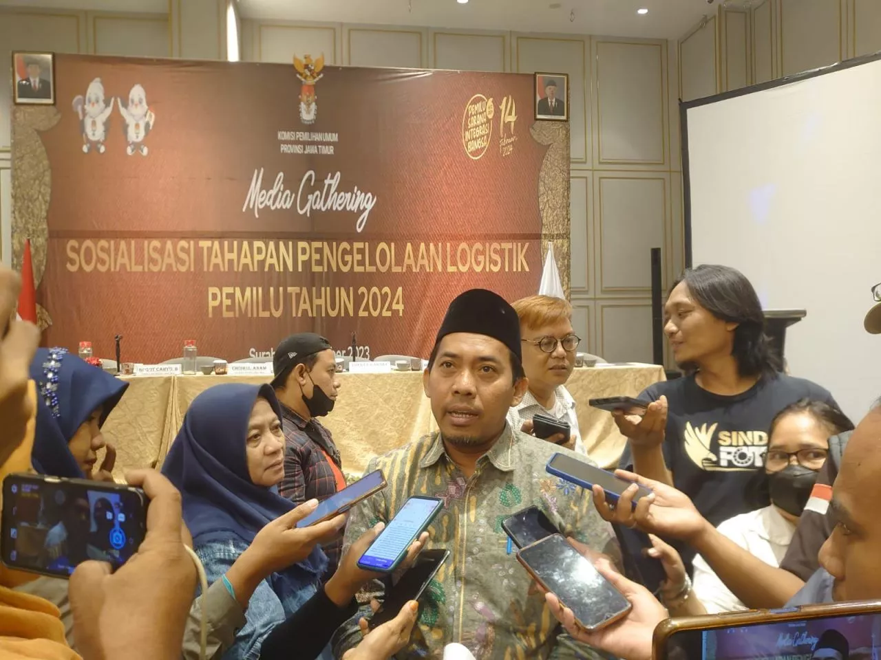 Anggaran Logisik Pemilu Tahap Pertama 48%, KPU Jatim: Minggu Depan Didistribusikan