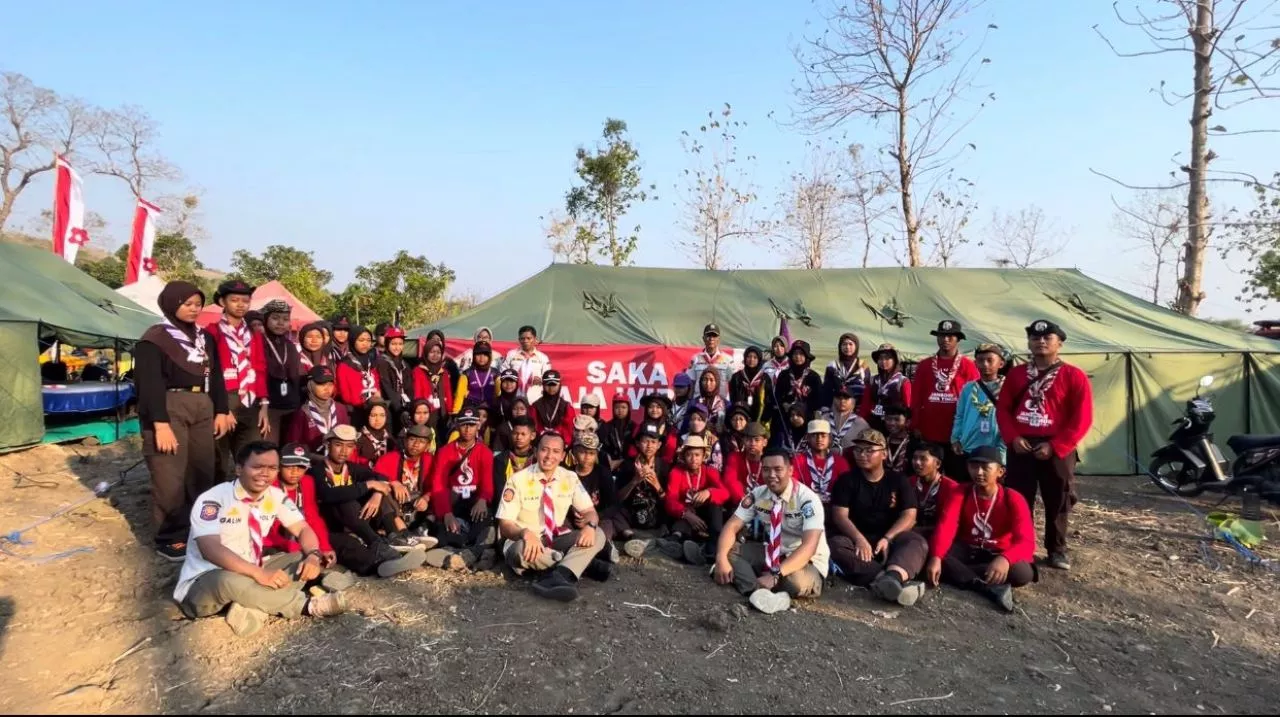 Satpol PP Jatim Tampilkan Rintisan Saka Praja Wibawa Dalam Jambore Pramuka Kwartir Daerah Jatim 2023