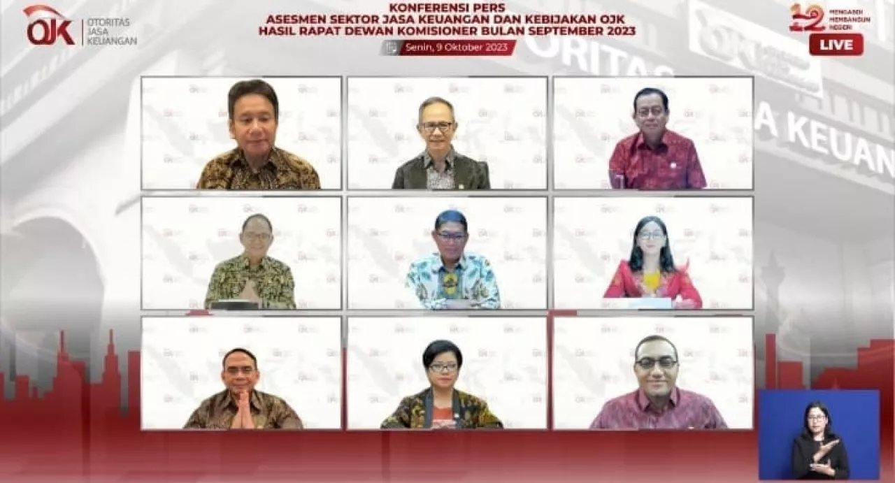 OJK : Sektor Jasa Keuangan Nasional Stabil Meski Dihadapi Era Suku Bunga Global Tinggi