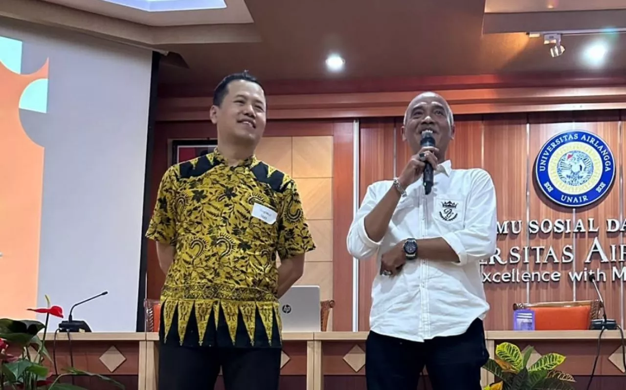 Top, Wakil Ketua PWI Jatim Terpilih Ketua IkaPol Unair