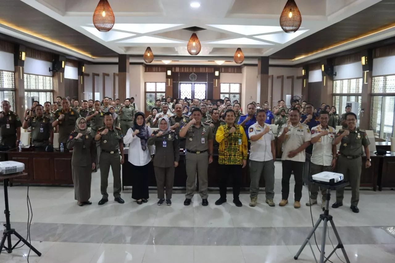 Satpol PP Jatim Dorong Capaian Standar Pelayanan Minimal Kota/Kab Se-Jatim