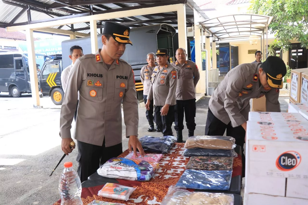 Bhayangkari Cabang Polres Malang Himpun Bantuan Kemanusiaan untuk Palestina