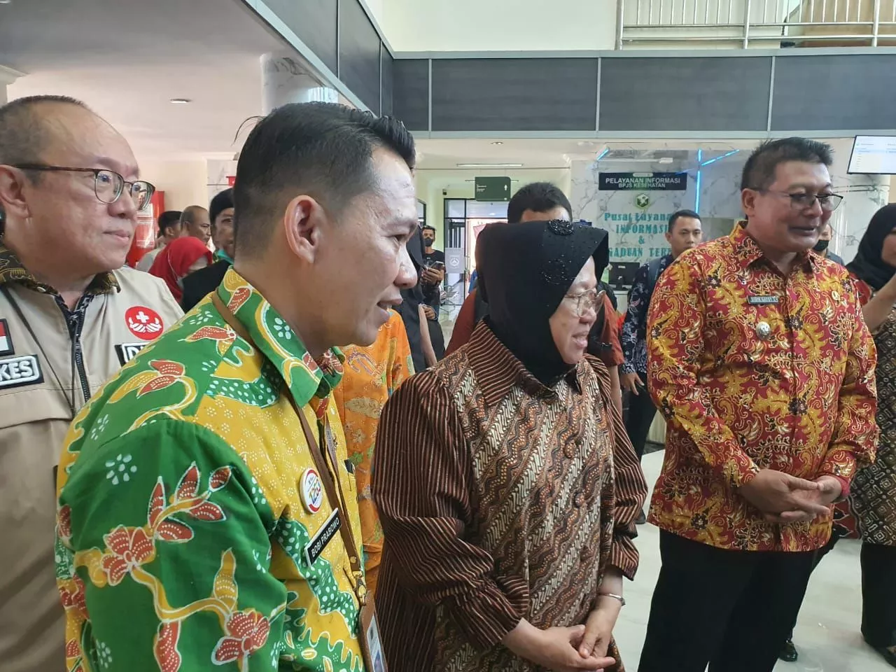 Pelaksanaan Operasi Katarak Gratis di RSUD Kanjuruhan di Kunjungi Mensos RI