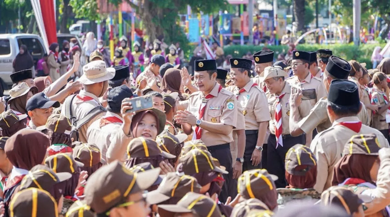 Lewat Pesta Siaga ASIK 2023, Pramuka Lamongan Bentuk Karakter Generasi Kreatif