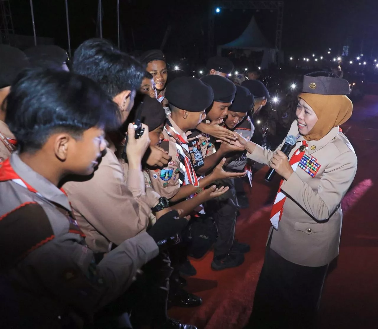 Khofifah Ajak Sukseskan Raimuna Pramuka di Pantai Prigi Trenggalek Sebagai Penguatan Generasi Unggul