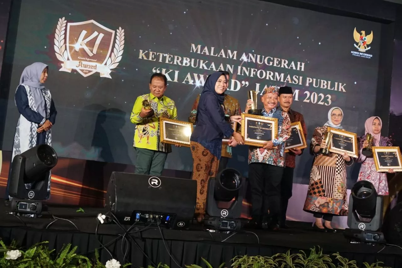 Kaleidoskop 2023, Ini Status Keterbukaan Informasi Kabupaten/Kota Se-Jatim