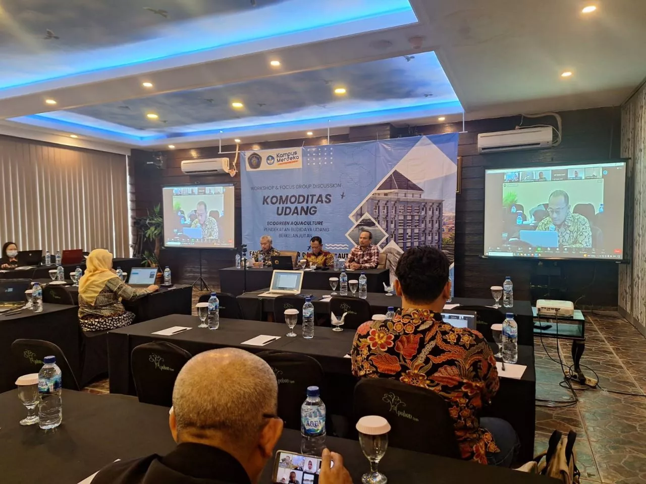 Perkuat Sektor Riset Hulu Hilir Udang, Tim Komoditas Udang FPIK UB Susun Road Map Riset