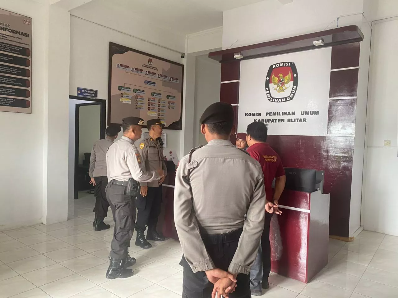 Ciptakan Situasi Aman Damai Jelang Pemilu, Polres Blitar Gelar Patroli