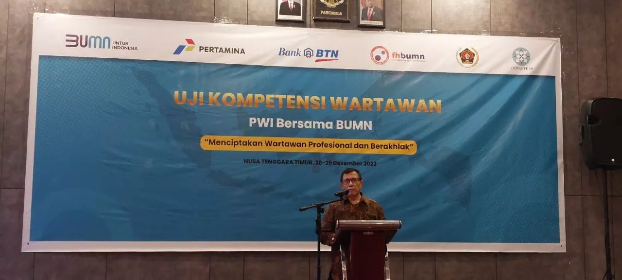 Uji Kompetensi Wartawan PWI-Kementerian BUMN di PWI Sulut Dibantu Penuh Pelindo dan Pos Indonesia