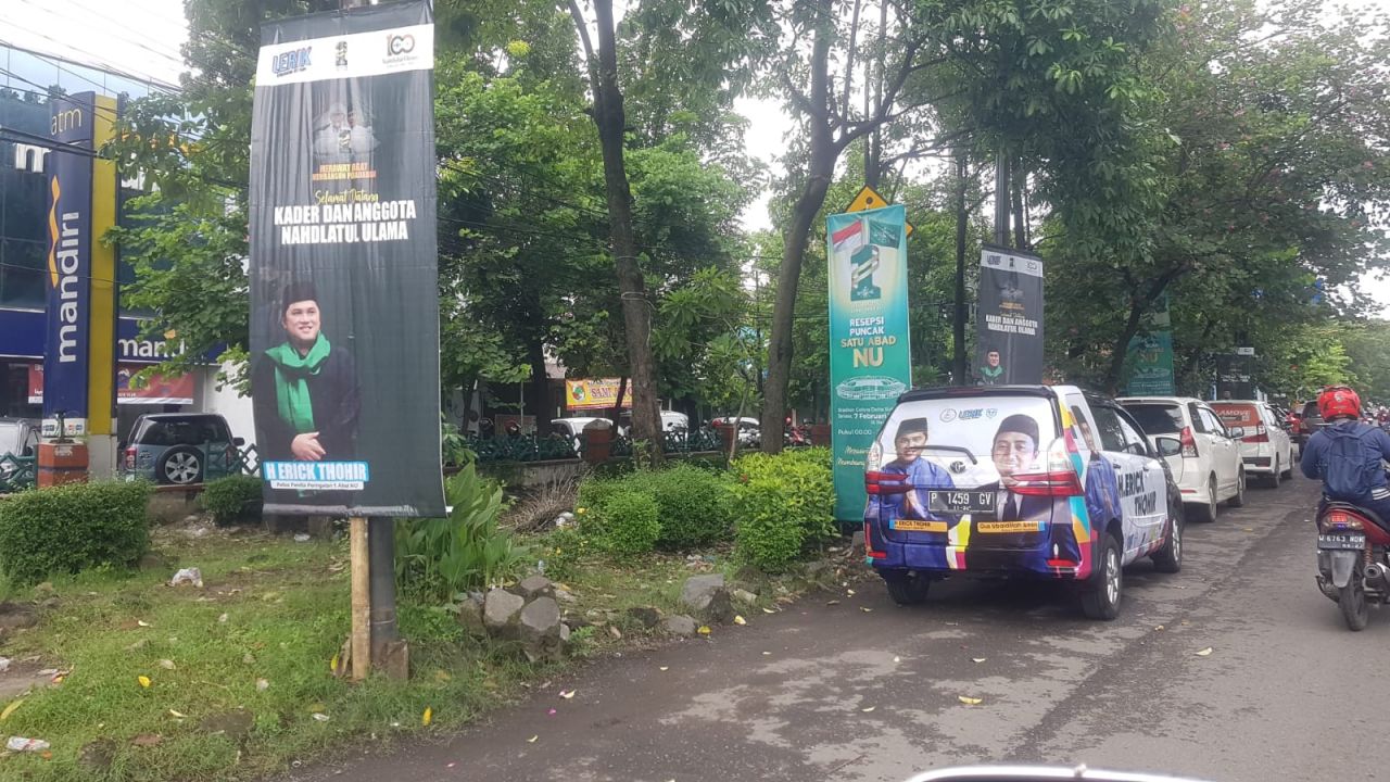 Petinggi NU Bela Spanduk Erick Tohir Dalam Peringatan 1 Abad NU Di Sidoarjo