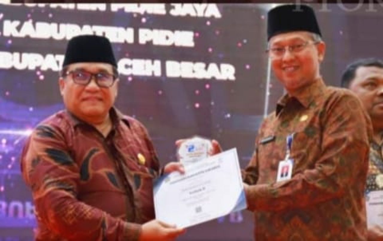 Pj Bupati Pidie Terima Penghargaan KPPN Awards Atas Prestasi Penyaluran TKD Terbaik II